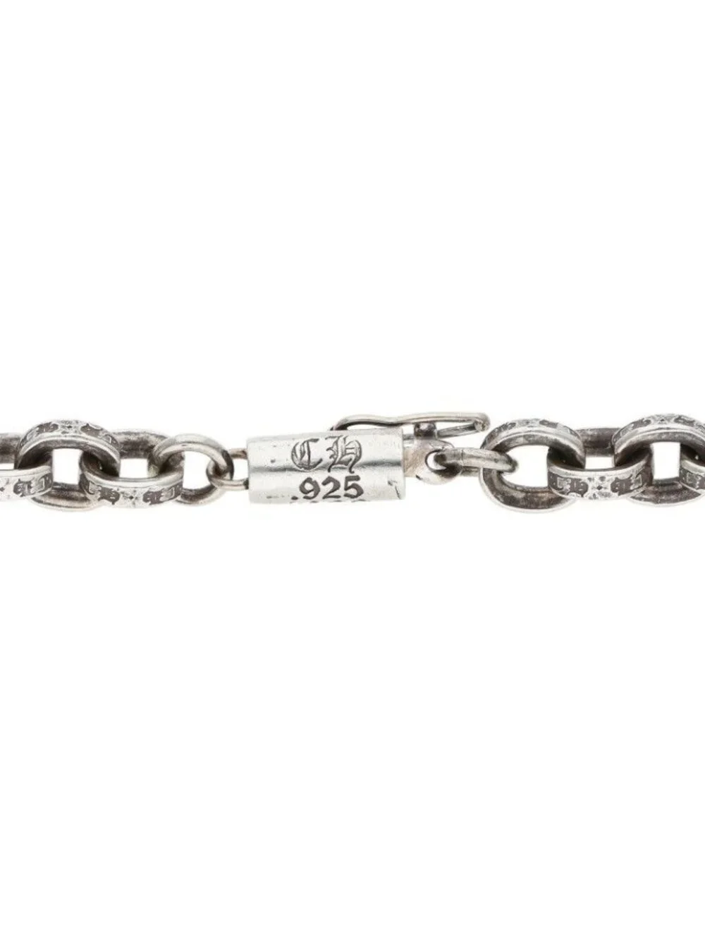 Chrome Hearts Paper Chain 18 Silver Necklace